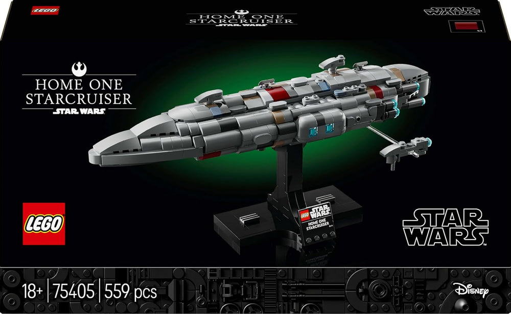 LEGO Star Wars 75405 Home One Starcruiser a Jedi visszatérből - Csillaghajó modell - Fantázia és gyűjtemény építéshez és bemutatáshoz - Ajándék felnőtt és tizenéves rajongóknak Építőkészletek Besuche den LEGO-Store