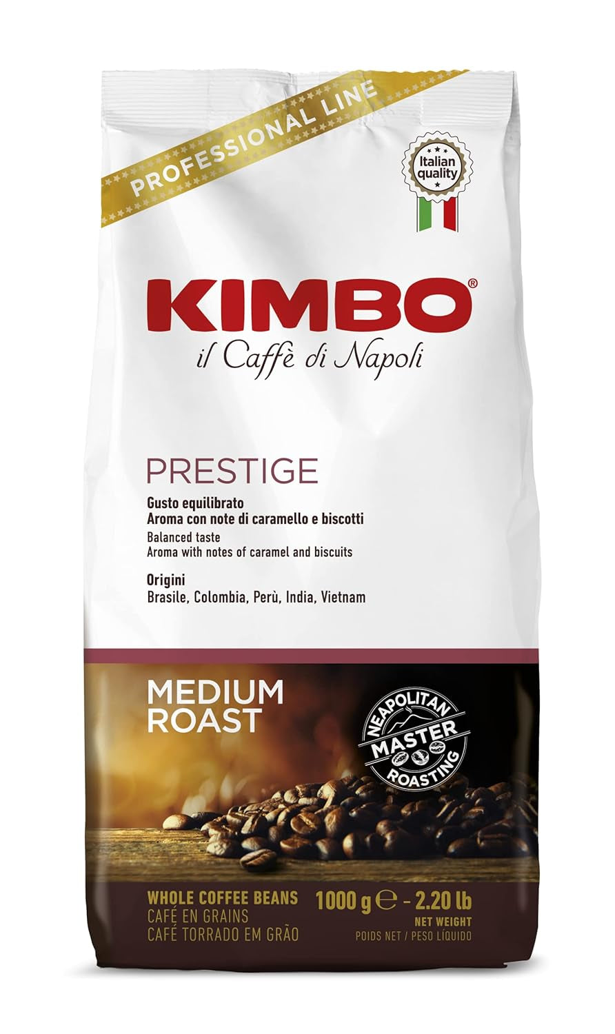 Boabe de cafea Prestige de diferite origini 1 kg (ambalajul poate varia)