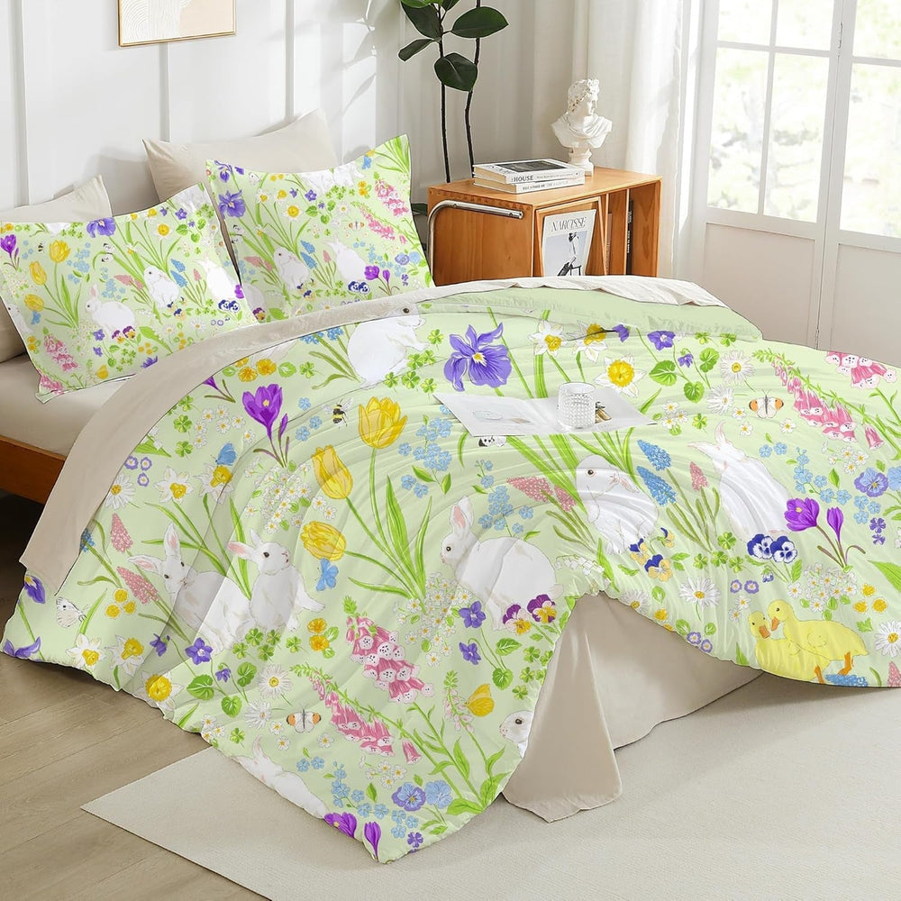 Ágynemű gyerekeknek, többféle méretben és különböző animációs karakterekkel Ágynemű - gyermek Naty Shop Rabbit 100X135Cm+40X60Cm