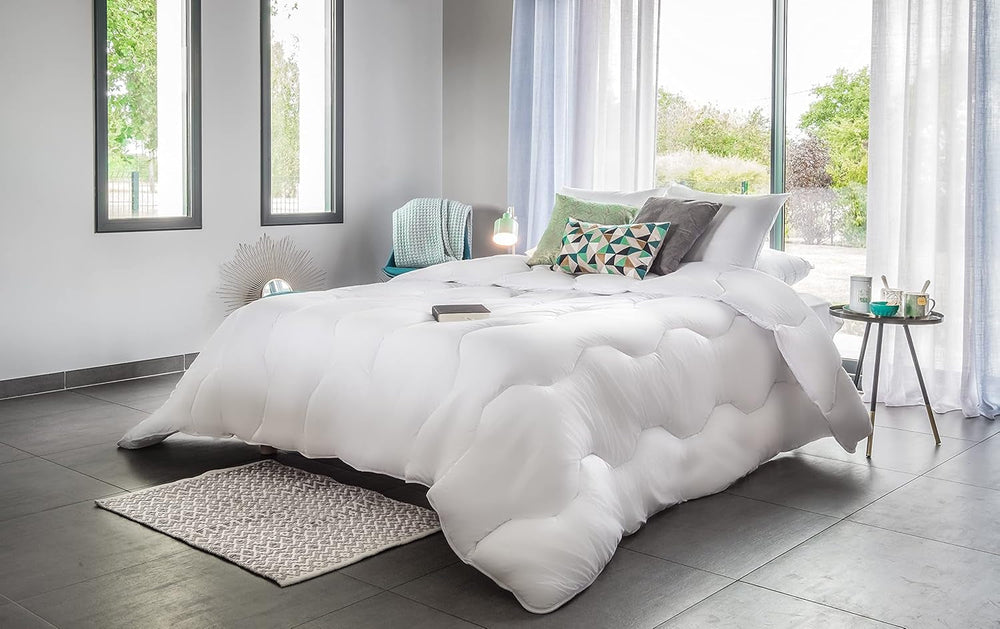 Blanrève - Paplan Aerelle Blue - Nagyon puha - bolyhos és kényelmes - Egyszemélyes ágy - Eco Responsible - A komfort szál jó érzés, 140 X 200 cm Paplanok és paplanok Naty Shop