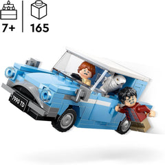LEGO Harry Potter Repülő Ford Anglia Építőjátékautó gyerekeknek Ajándék fiúknak, lányoknak és minden rajongónak 7 éves kortól, készlet 2 mini figurával, beleértve Ron Weasley szerepjátékot, 76424 építőkészletet Besuche den LEGO-Store
