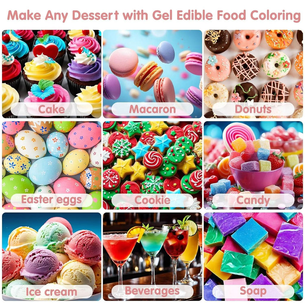 Coloranti alimentari gel, 6 grame sau 10 grame Naty Shop