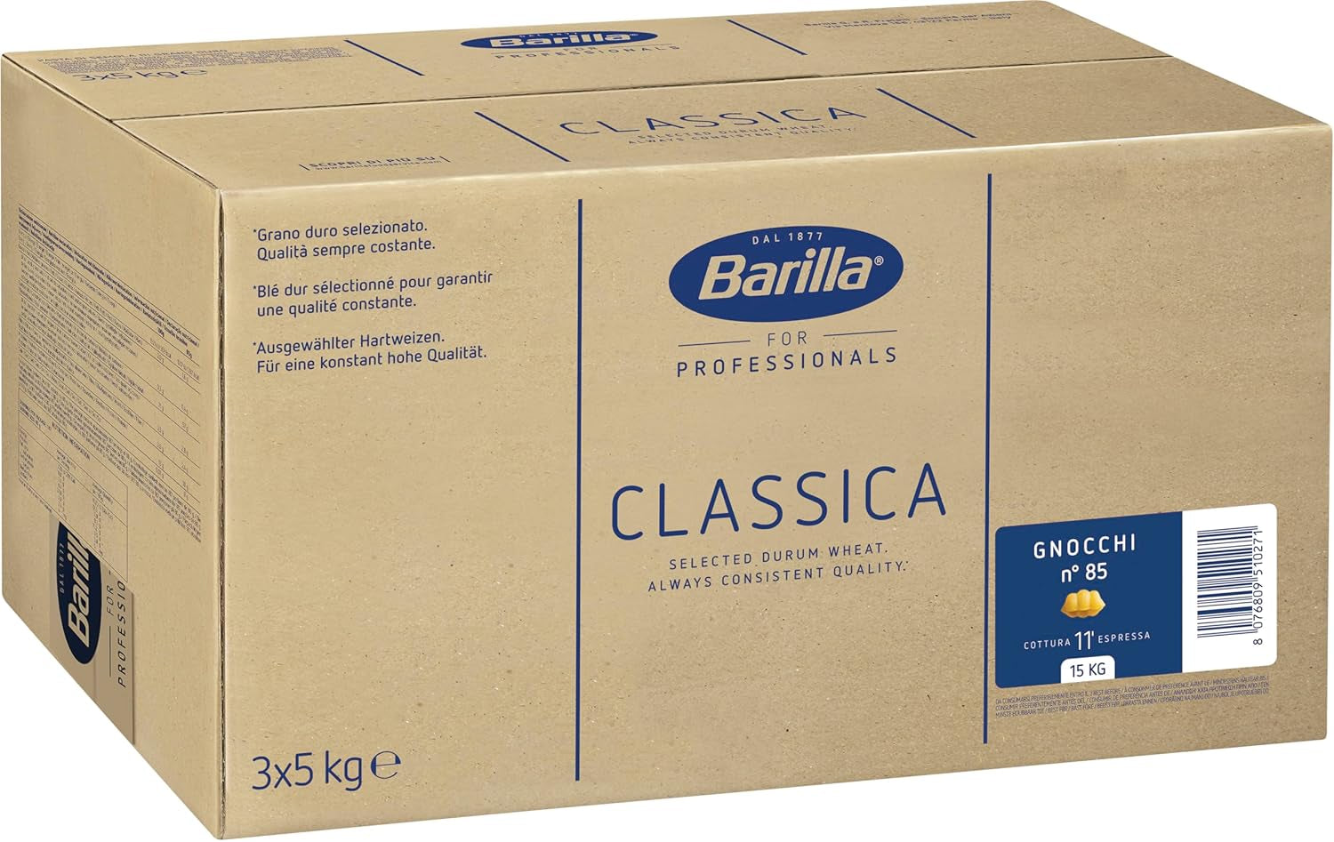 Barilla Pasta Gnocchi sz. 85 - 1 csomag (1x5kg)