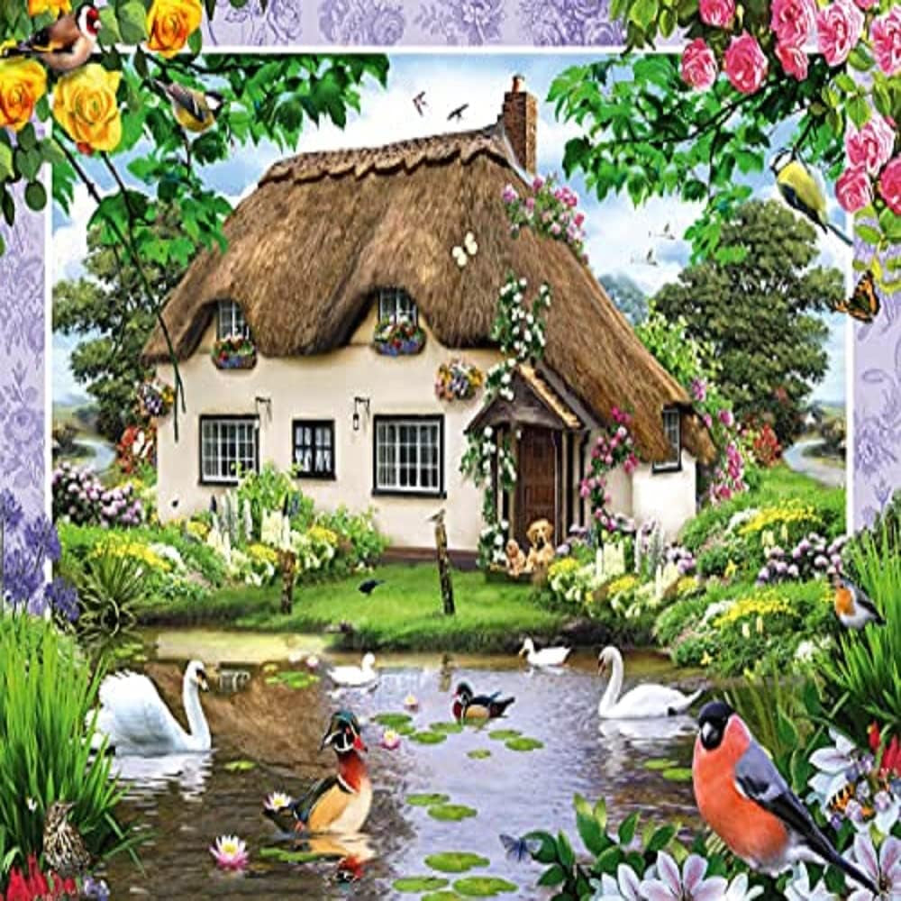 Schmidt Spiele Romantikus tájház, kirakós 500 darabos Puzzle Naty Shop