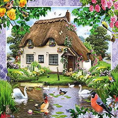 Schmidt Spiele Romantikus tájház, kirakós 500 darabos Puzzle Naty Shop