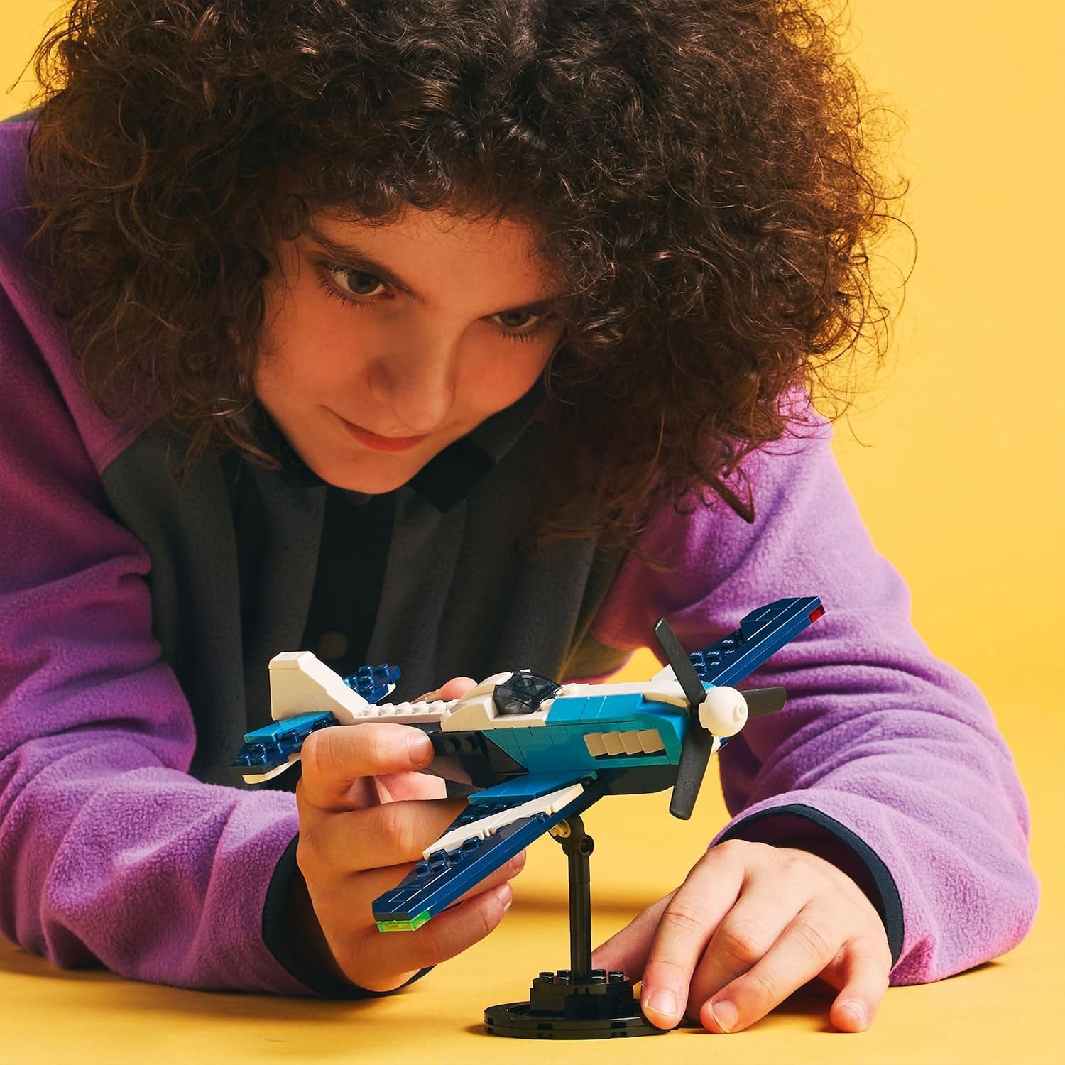 LEGO Creator 3 az 1-ben Flieger: Rennflugzeug Spielzeug – Repülőgép- vagy helikoptermodellvé alakítható – Fahrzeug Bauset für Jungen und Mädchen ab 7 Jahren – Giftidee zum Geburtstag 31160