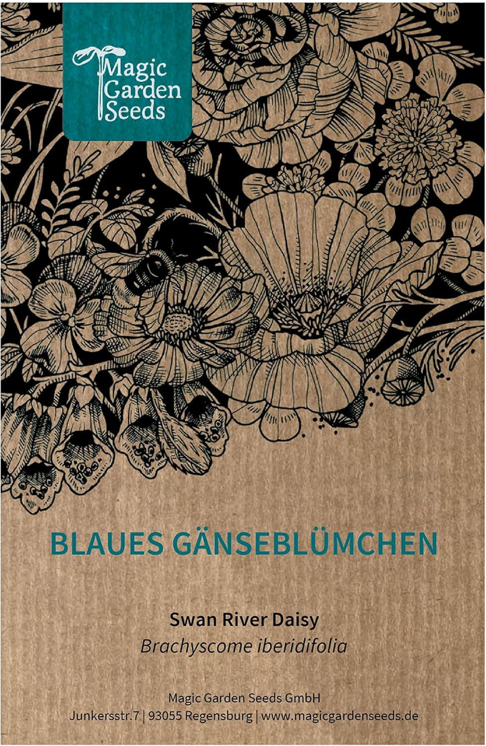 Kék százszorszép (Brachyscome iberidifolia) kb. 500 mag egynyári erkélyvirág, hosszan virágzó cserepes növény, nyári virág