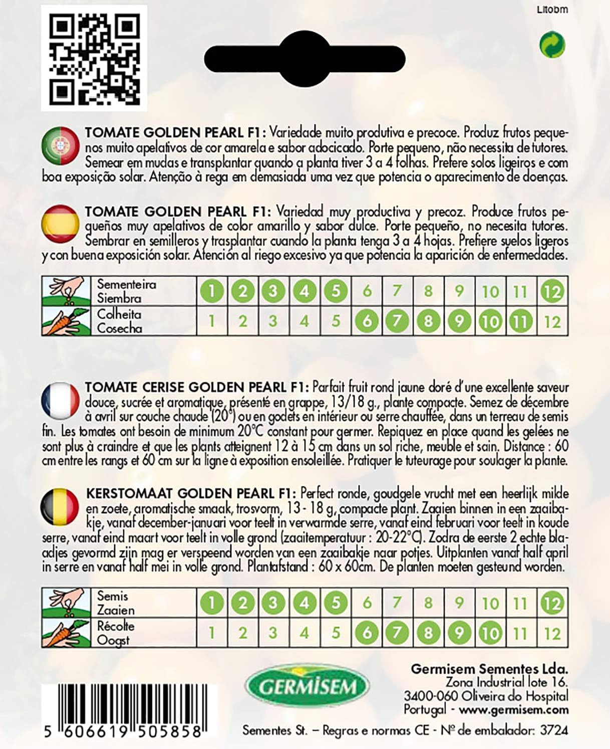 Tomate MARMANDE, Mehrfarbig, EC8006