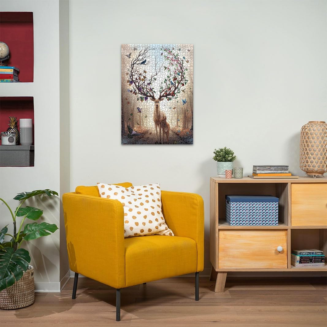 Ravensburger Puzzle 12000459 - Cerbul Magic - Puzzle de 1000 de piese pentru adulți și copii de la 14 ani, puzzle cu motiv de cerb Puzzle Naty Shop