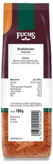 Fuchs Gewürze - Brathähnchen Gewürzsalz im recyclebaren Nachfüllbeutel, Salz zum Würzen von gebratenem Geflügel-Fleisch - 100 g