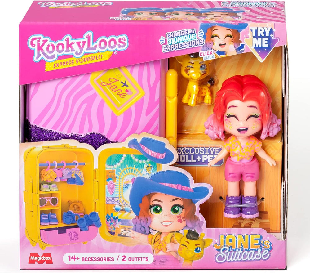 - Jane bőröndje, sokszínű (Magic Box Toys PKLSP108IN50)