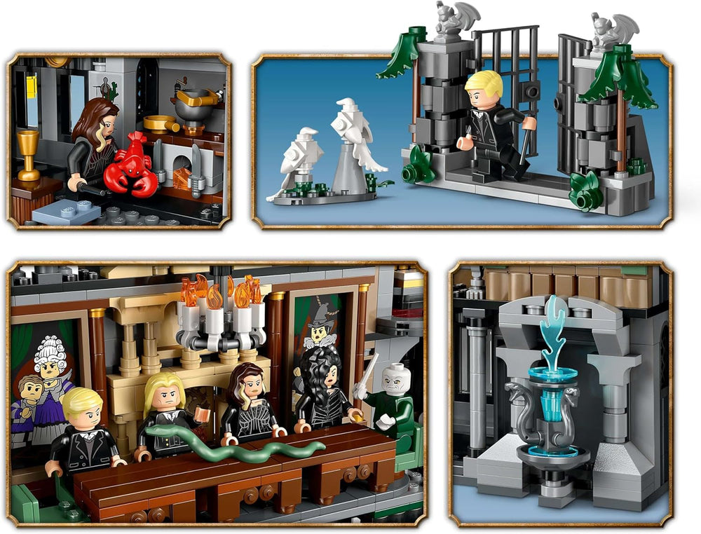 LEGO Harry Potter Malfoy családi vidéki birtok, fantasztikus gyűjthető és bemutatható játék, ajándék fiúknak, lányoknak és a varázslóvilág rajongóinak, ajándékötlet 9 minifigurával 76453 Építőkészlet Besuche den LEGO-Store