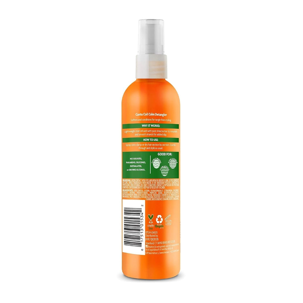 Cantu Coil Calm Produs pentru descurcarea parului Detangling Spray, Shea, păr creț, 237 ml Produse pentru descurcarea părului Naty Shop