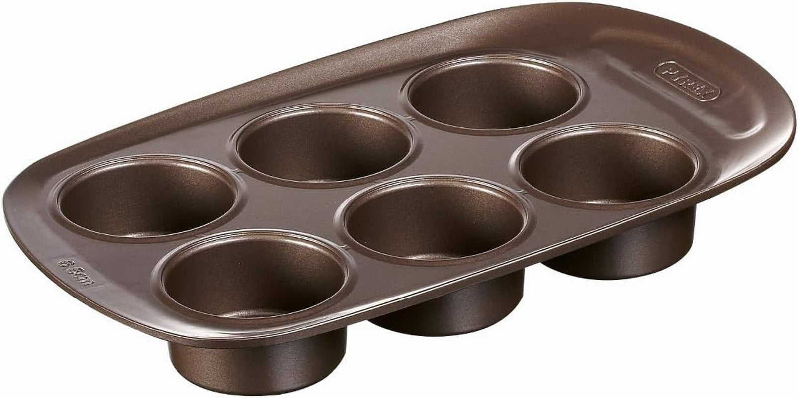 Pyrex BANDEJA 6 MAGDALENAS ASYMETRIA PX Muffinförmchen, Metall, Bunt, 6 Magdalena Formák és tálcák sütéshez Naty Shop 6 Magdalena