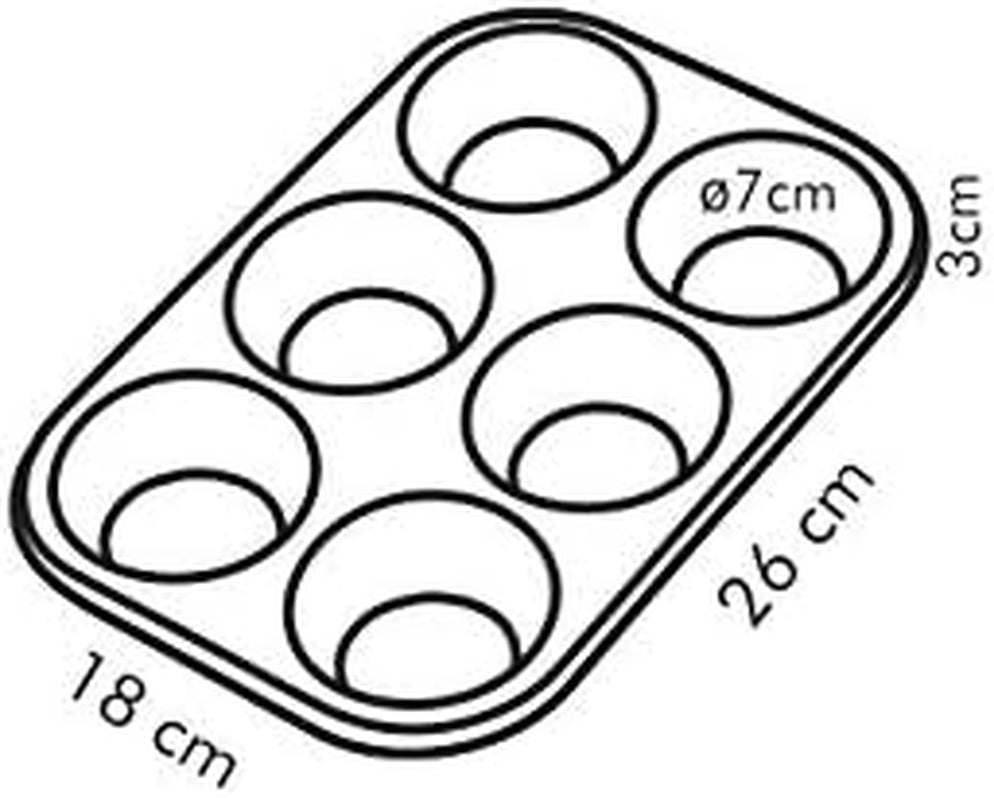 Backform, Schwarz, 26,5 X 18 X 3 cm Sütőformák és tálcák Naty Shop