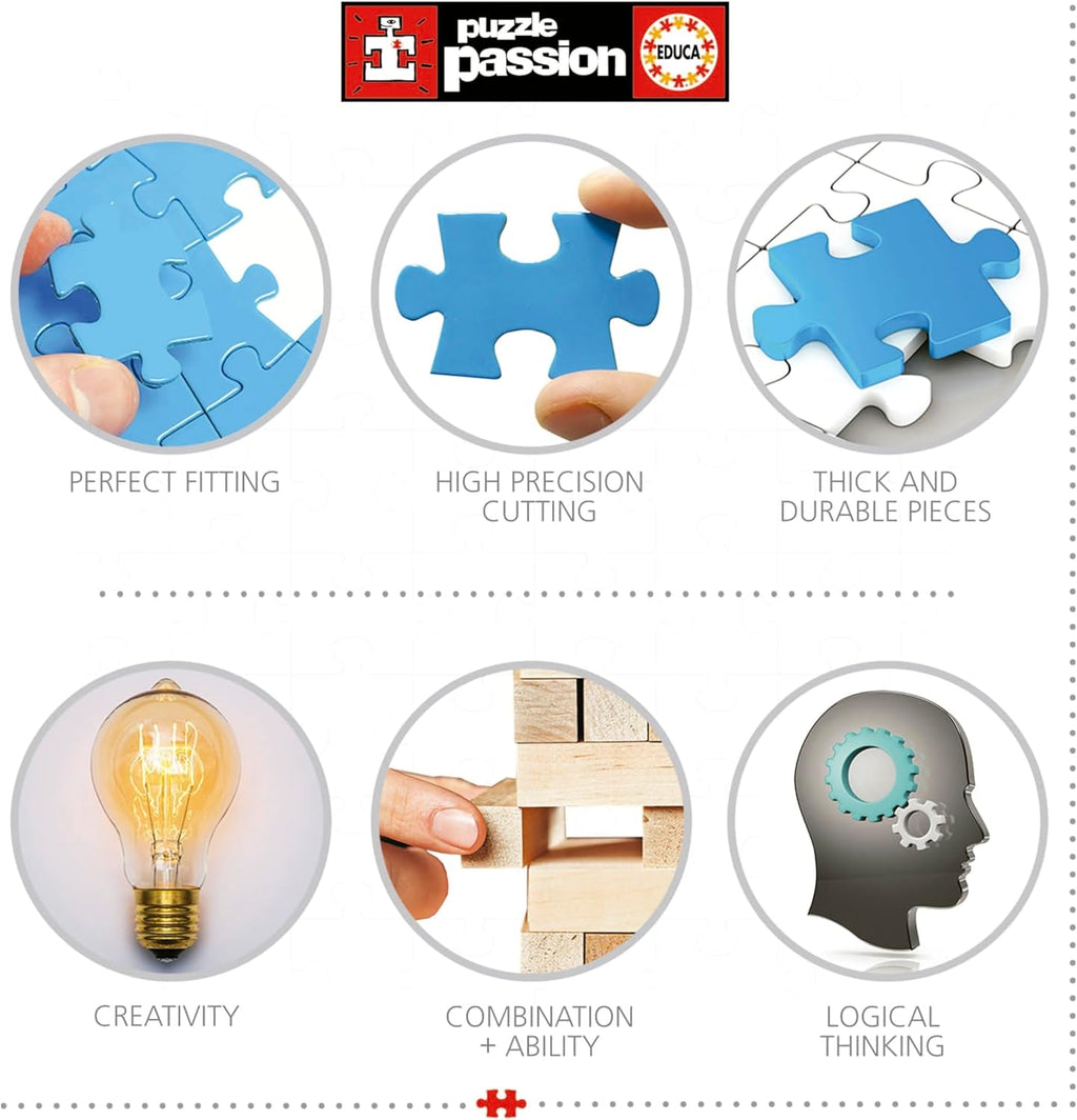 Educa - Puzzle de 1500 piese pentru adulti | Gradina Japoneza. Dimensiuni: 85 X 60 cm. Include lipiciul de puzzle Fixpuzzle. Pentru 14 ani (19937) Puzzle Naty Shop