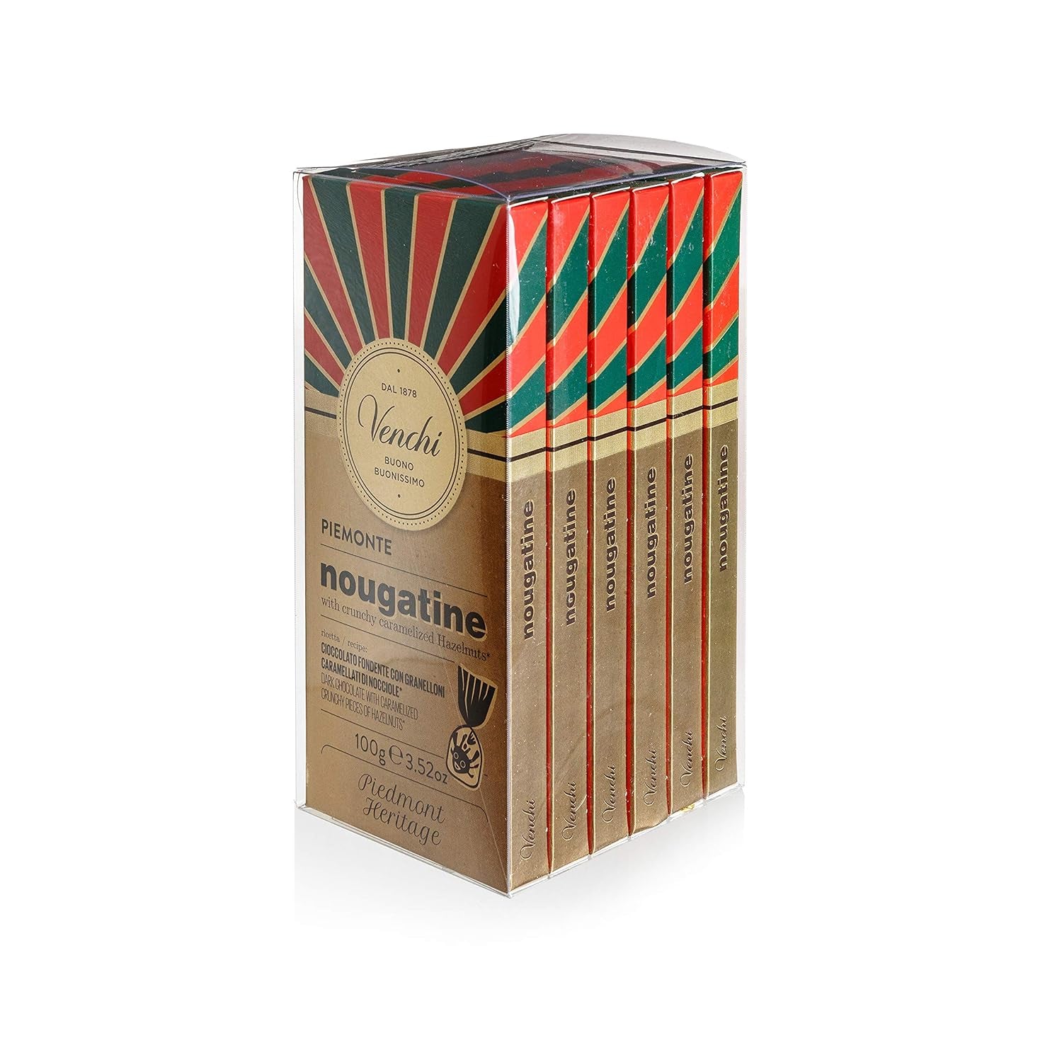 Venchi tejcsokoládé egész OFJ piemonti erdei mogyoróval, 100g - gluténmentes