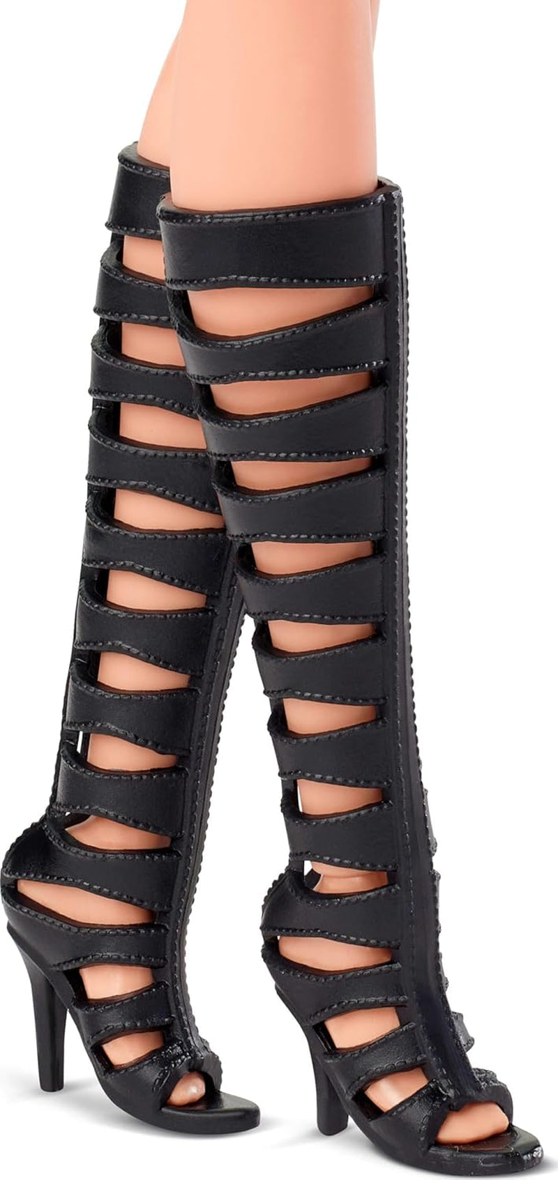 Barbie Basics Model 2 gyűjthető baba szőke hajjal, fekete miniruhával és Gladiátor csizmával, Universal Fit Fashion, mozgatható test és cserélhető fej, JBH71 Naty Shop babák