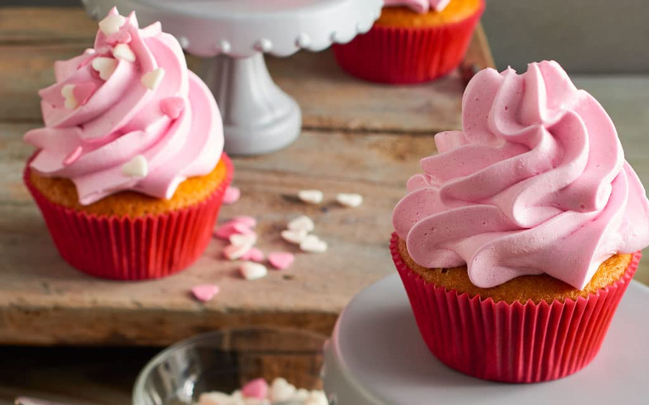 Colorant alimentar organic RUF roz vată de zahăr, cu sirop de agave pentru colorarea glazurii și pentru prăjituri decorative, fără gluten și vegan, 1 x 25g