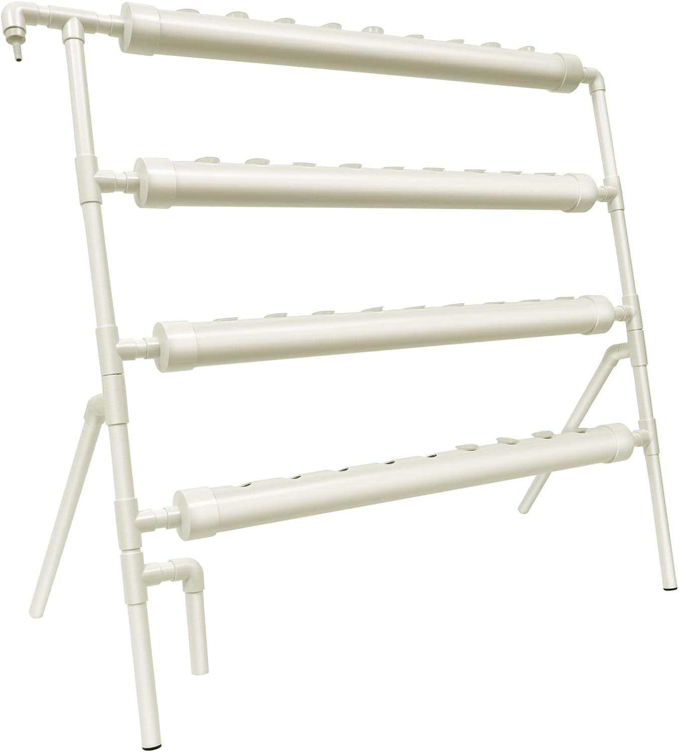 Hidroponikus rendszer, torony hidroponikus termesztőkészlet, 4 szintes ültetőállvány 36 ültetőlyukkal, talajmentes növénytermesztő rendszerek kertekhez, irodákhoz és egyéb bel- és kültéri helyekhez