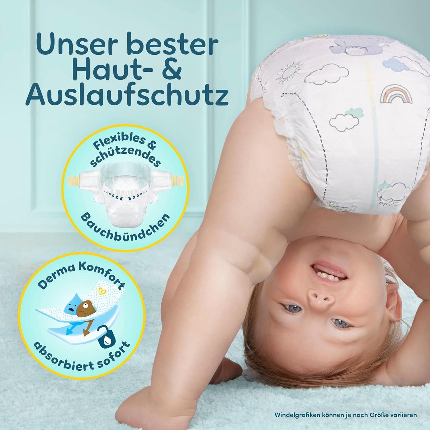 Pampers Premium Protection Size 6, 144 pelenka, 13kg-18kg, az első számú bőr- és szivárgás elleni védelem