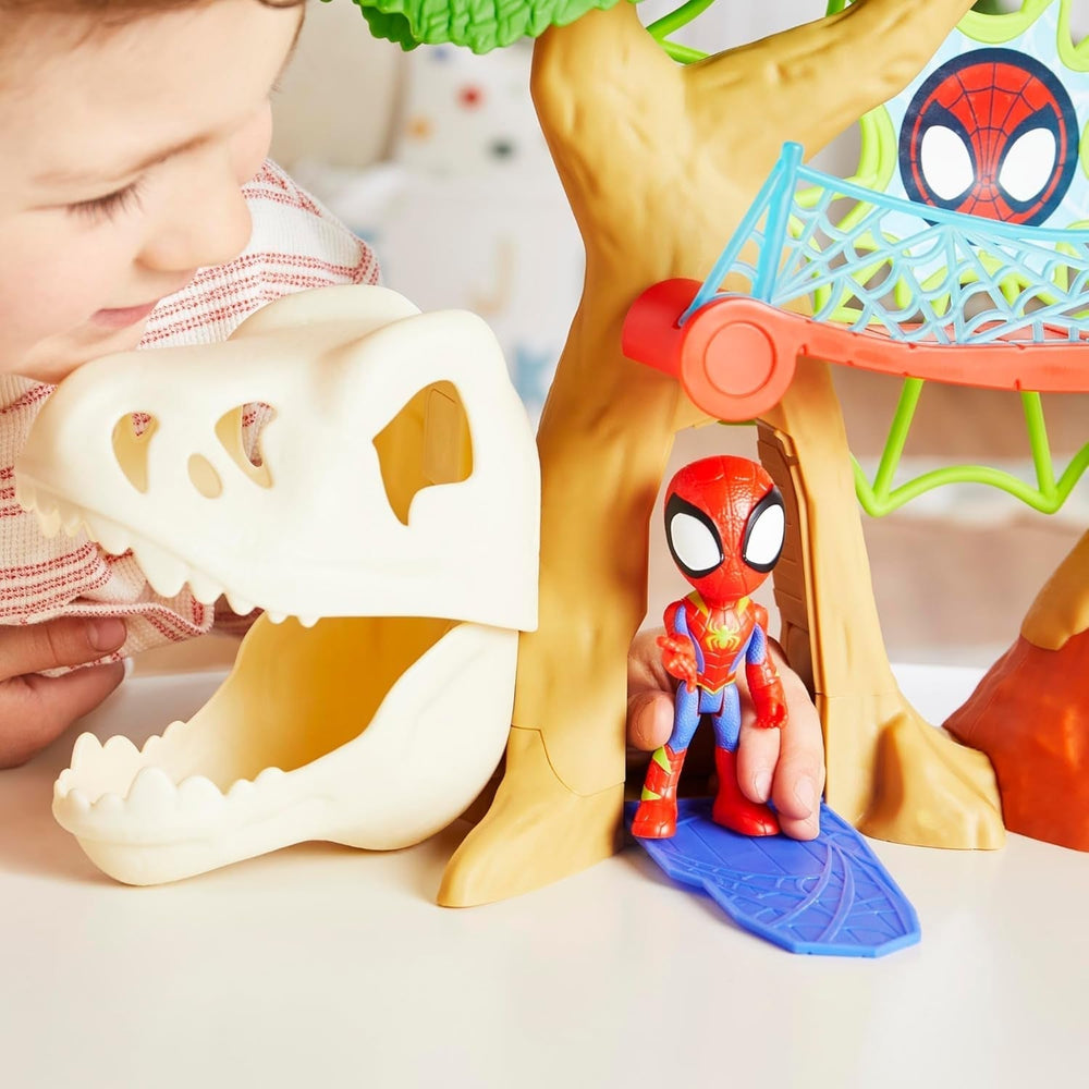 Marvel Spidey és szuperbarátai Dino Treehouse szuperhős játékkészlet akciófigurák Naty Shop