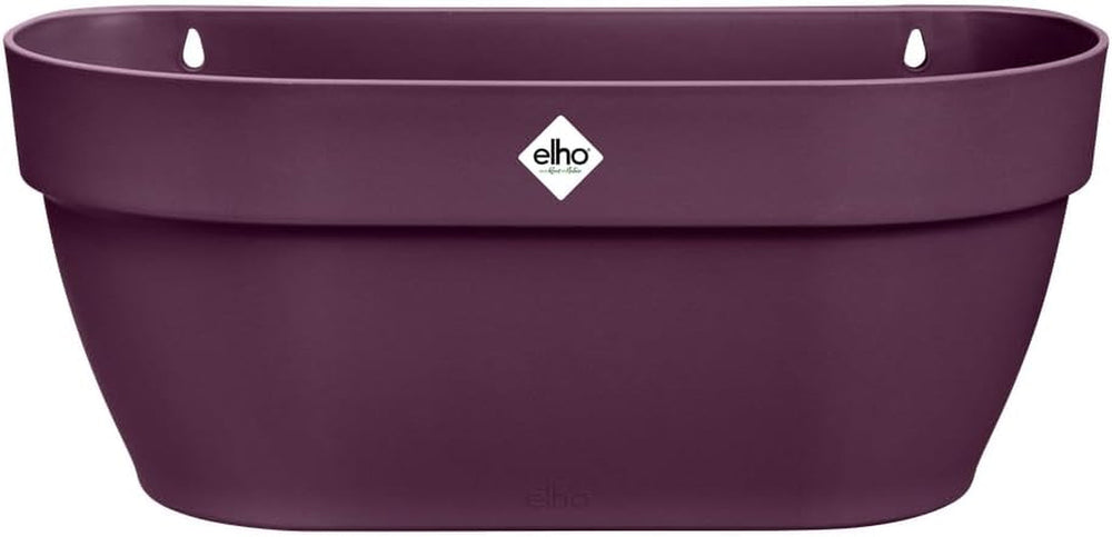 elho Vibia Campana Jardinieră de perete 35 - Jardinieră pentru balcon și utilizare în exterior - Ø 35,0 x H 14,8 cm - Negru/Antracit