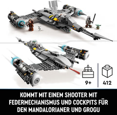 LEGO Star Wars Mandalorian Fighter N-1 a Boba Fett könyvéből építőjáték űrhajó készlettel, 4 karakterrel, beleértve a Baby Yoda 75325 figurát, építőkészleteket Besuche den LEGO-Store