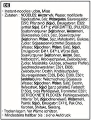 Allgroo Udon instant tészta - Miso, Udon leves, fűszeres, aromás, gyorsan elkészíthető - 3 adagot tartalmaz - 1 x 690 g