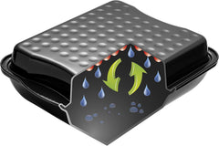 Dr. Oetker Maxi-Bräter Mit Deckel BACK-IDEE KREATIV, Brat- Und Auflaufform Aus Hochwertigem Stahlblech Mit Emaillierung, Eckige Form, Schnitt- Und Kratzfest - Spülmaschinengeeignet in Schwarz Formák és tálcák sütéshez Naty Shop