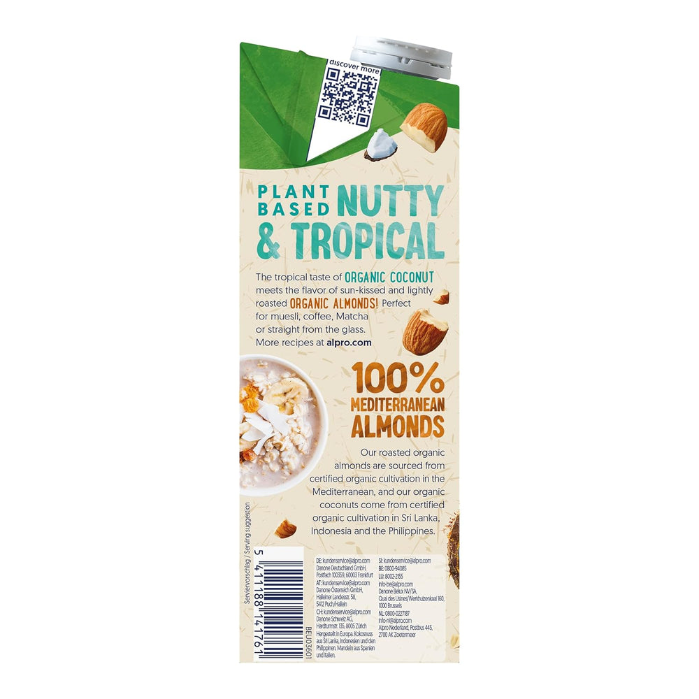 Alpro Bio Kokos-Mandeldrink – 8 x 1 l