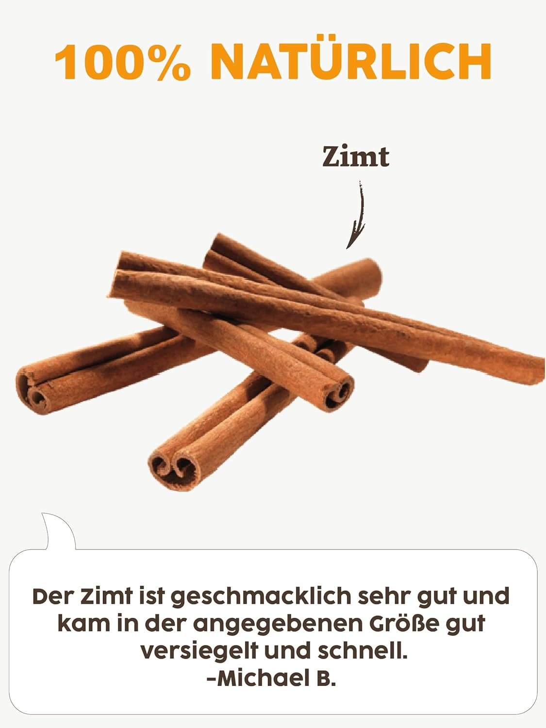 Kotányi Zimt gemahlen, würzig-süßer Geschmack, veredelt Milchreis, Gebäck, Desszertek, Üveg 80 ml