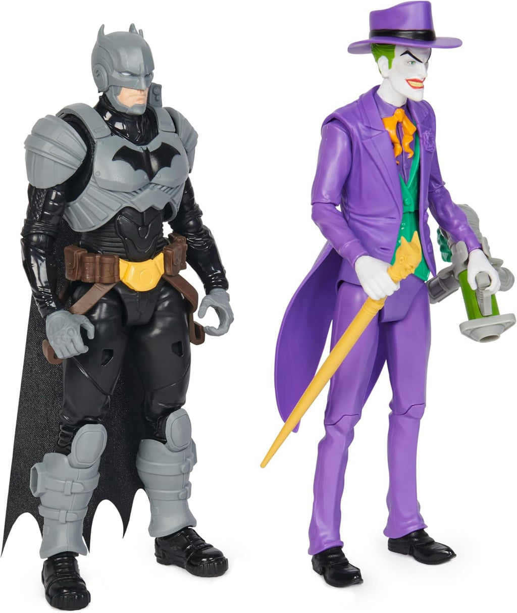 DC Batman Adventures Batman Vs the Joker Action Figure Set, 30 cm - 2 figuri complet mobile cu 12 elemente de echipament pentru jocuri de rol captivante, jucărie pentru copii cu vârsta de peste 4 ani Action figures Naty Shop