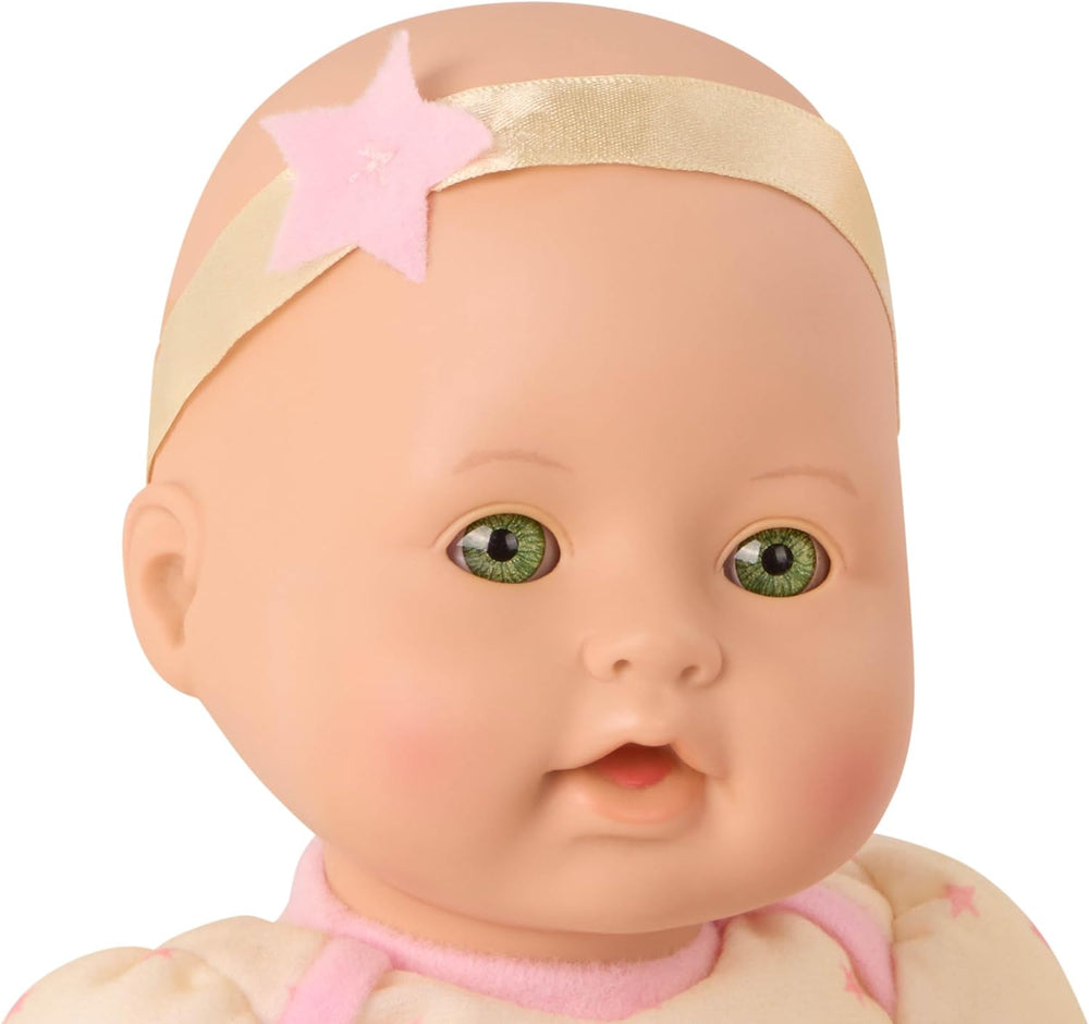 Păpușă Baby Sweetheart - Seara de culcare - 31 cm - Corp moale - Accesoriu pentru suzetă - Joc de simulare - Jucărie pentru copii de 3 ani și peste