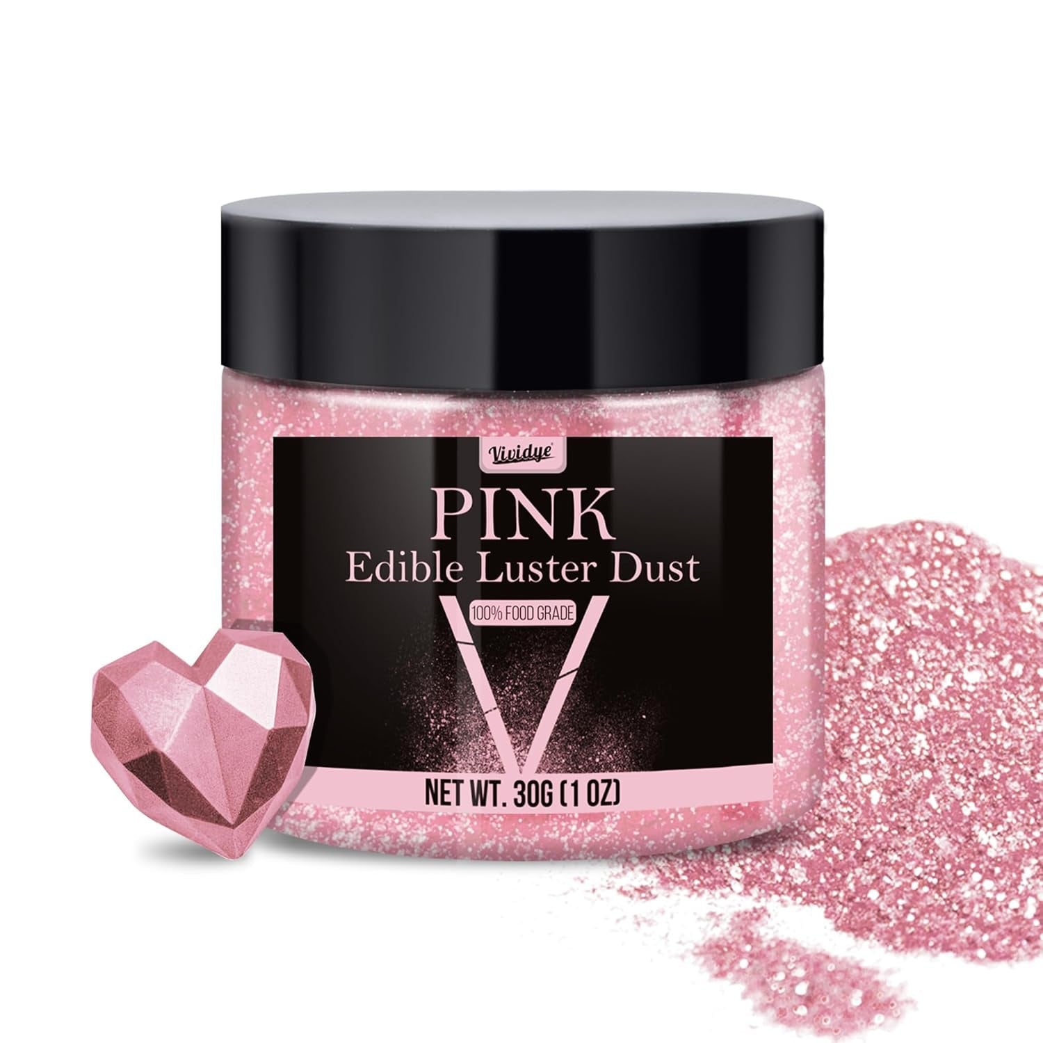 Ehető csillogás - 30 gramm Naty Shop Pink