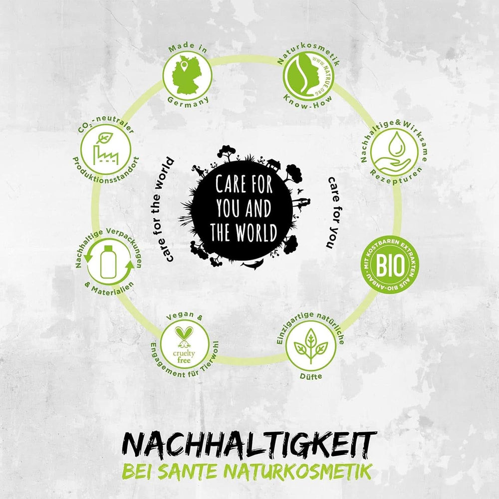 SANTE Natural Cosmetics Gel de duș răcoritor cu parfum de citrice, 950 ml Duș și baie Naty Shop