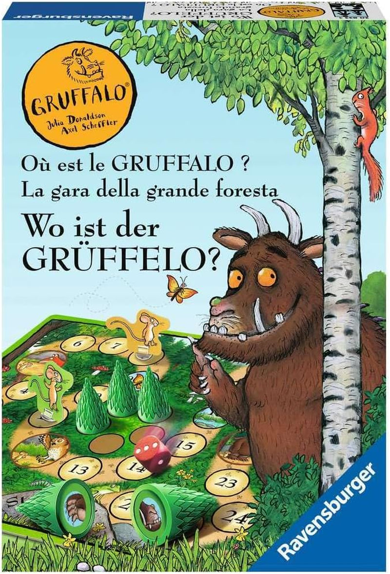 Gyermekjátékok Ravensburger - 20833 - Hol van a Gruffalo? - Társasjáték 2-4 Gruffalo-rajongónak, 4 éves kortól