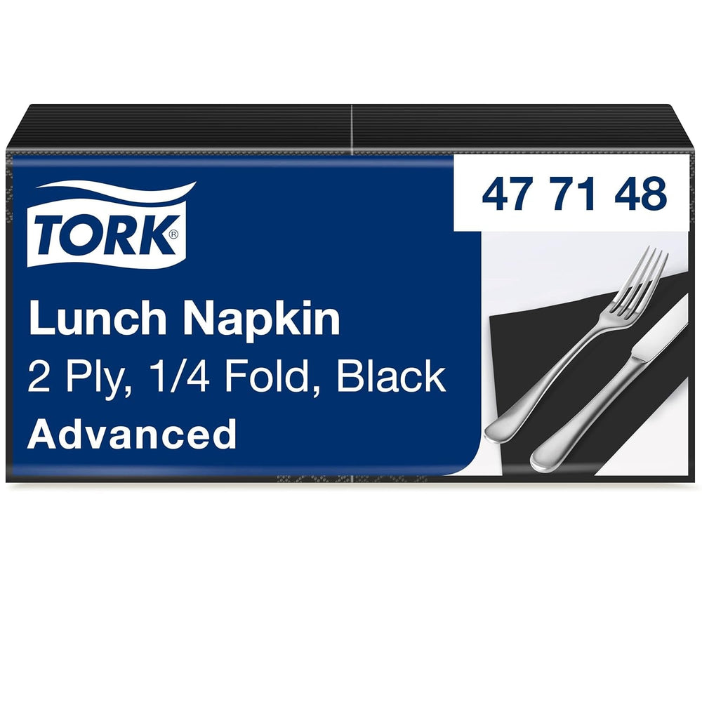 Tork 477840 Șervețele de prânz Lime / Șervețele din 2 straturi pentru mâncăruri mici sau gustări / Calitate avansată / 10 X 200 (2000) șervețele de hârtie / 32.6 X 33 Cm (L X l) / 1/4 pliere