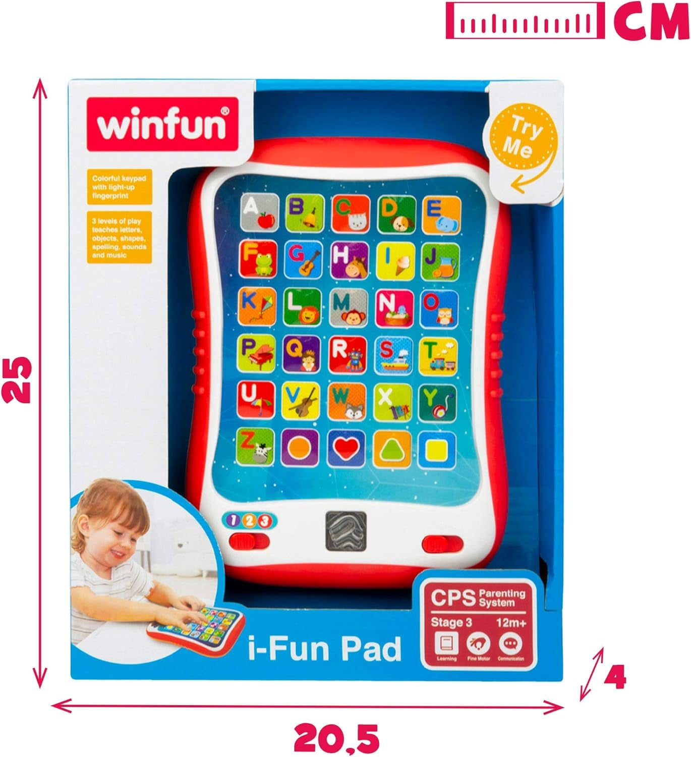 winfun ColorBaby 44256 Tavă de învățare cu lumină și sunet Jucarii Bebe Naty Shop