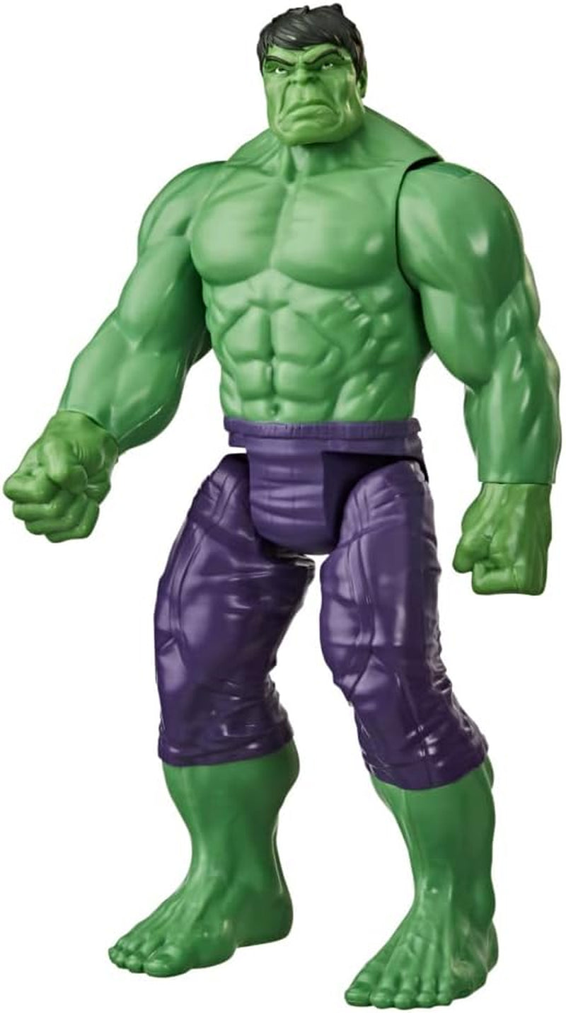 Hasbro E74755L2 Marvel Avengers Titan Hero sorozat Blast Gear Deluxe Hulk akciófigura 30 cm-es nagy Marvel képregény ihlette játék gyerekeknek 4+ akciófigurák Naty Shop alapértelmezett cím