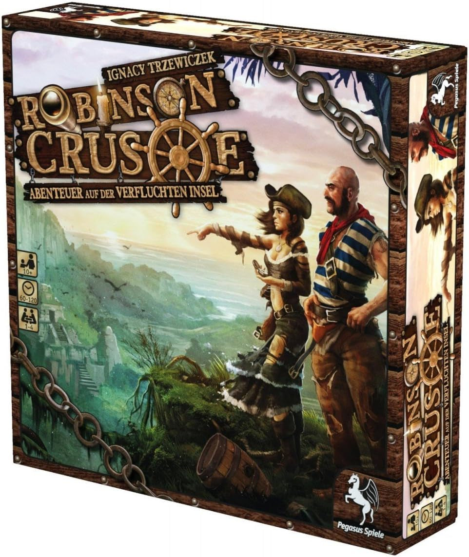Pegasus Spiele 51945G - Robinson Crusoe, 1-4 játékos számára