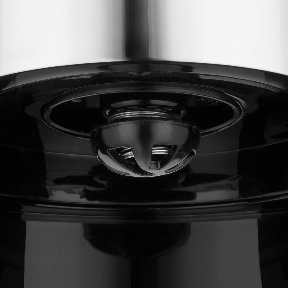 Cafetieră Russell Hobbs [Temporizator digital, Cap de duș pentru extracție și aromă optime] Colours+ Creme (1 până la 10 cești, carafă de sticlă de 1,25 l, placă de încălzire, 1100 W) Cafetieră cu filtru 24033-56