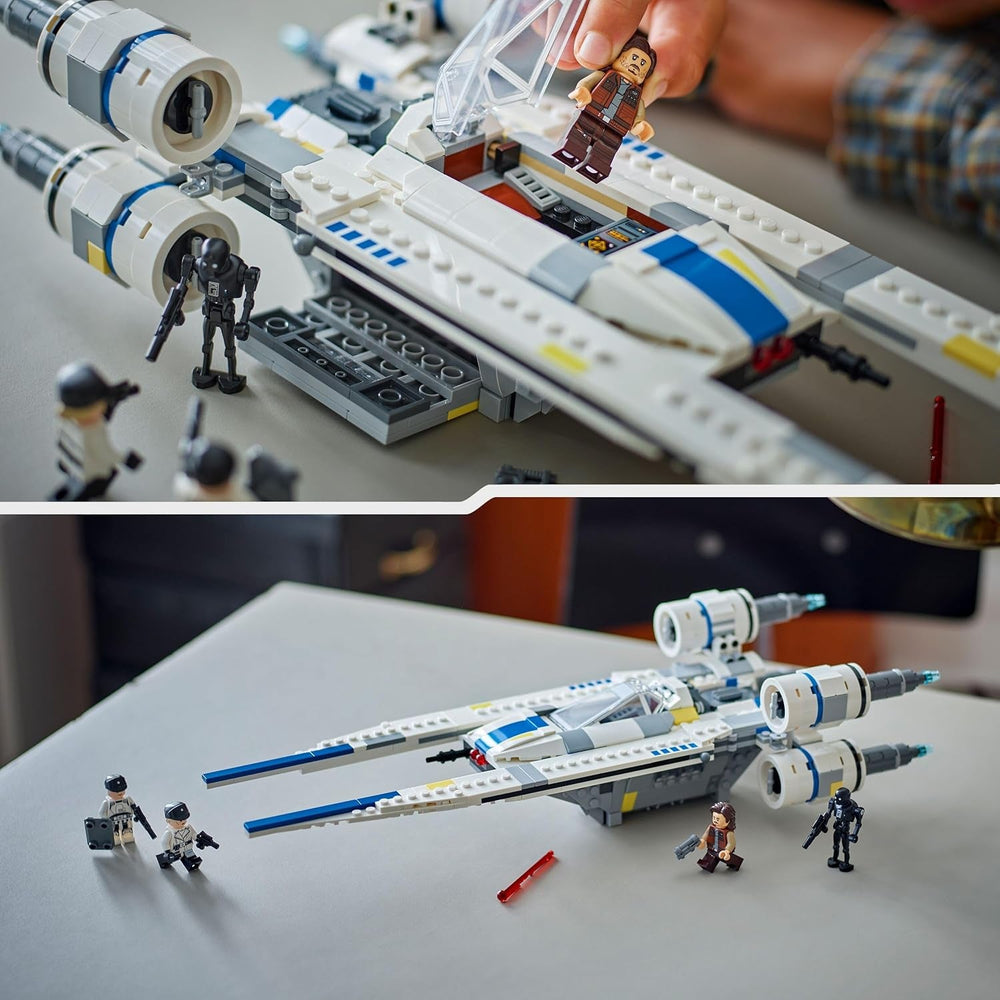 LEGO Star Wars 75399 Rebel U-Wing Starfighter - Játék lengőszárny funkcióval és 3 minifigurával, köztük Cassian Andorral és K-2SO droidfigurával - Ajándék 8 évesnél idősebb fiúknak és Andor rajongóknak, 2. évad Építőkészletek Beuche den LEGO-Store