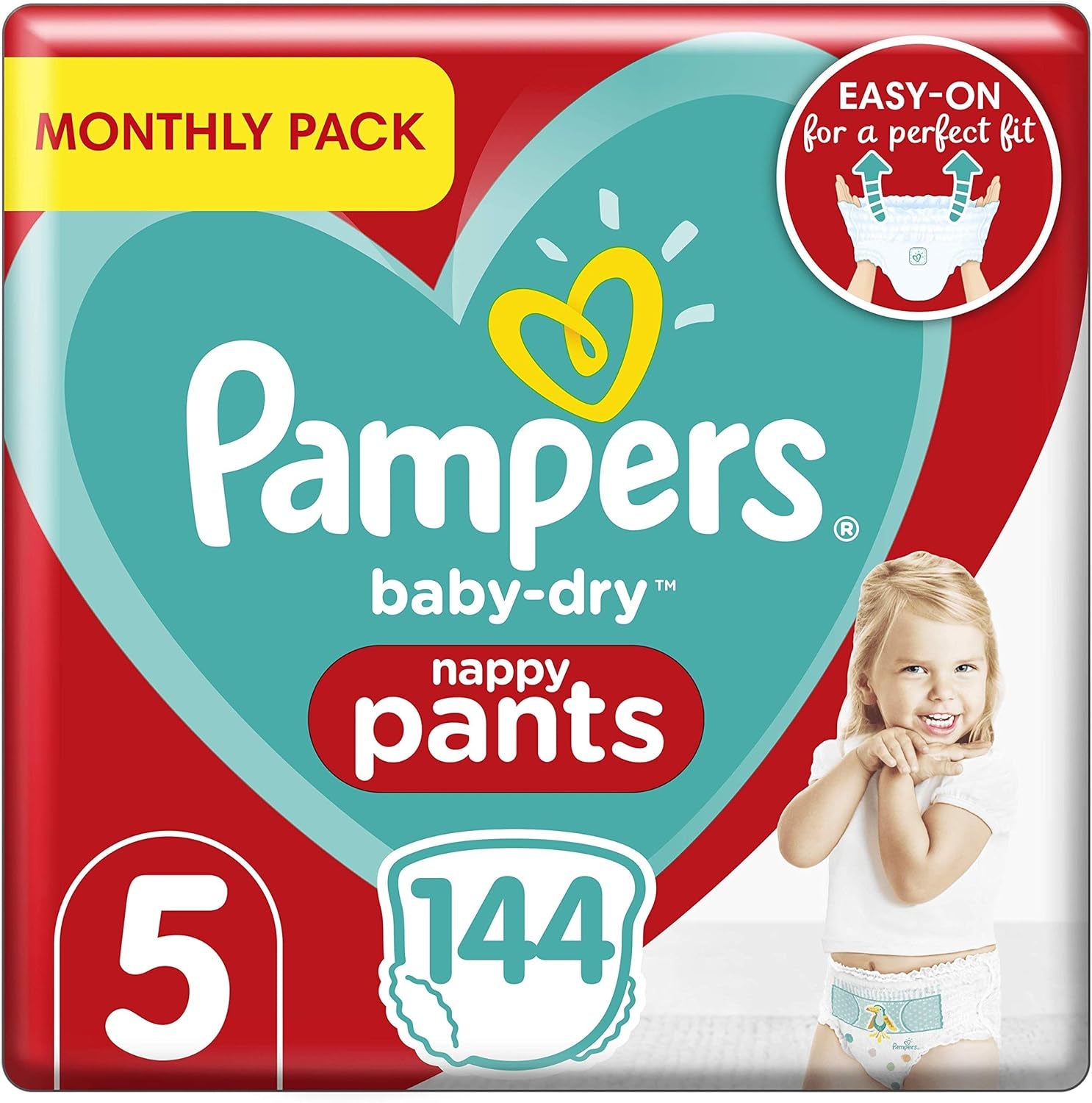 Pampers (régi verzió), bugyi, 4-es méret, 9 kg-15 kg, három csomag (1 x 88 pelenka)