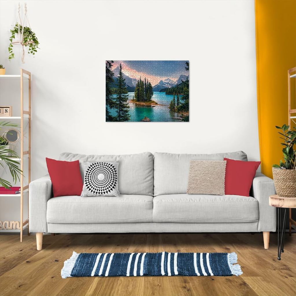 Ravensburger Puzzle 12000754 - Canada, Maligne Lake - puzzle jigsaw de 1000 de piese pentru adulți și copii de peste 14 ani Puzzle Naty Shop