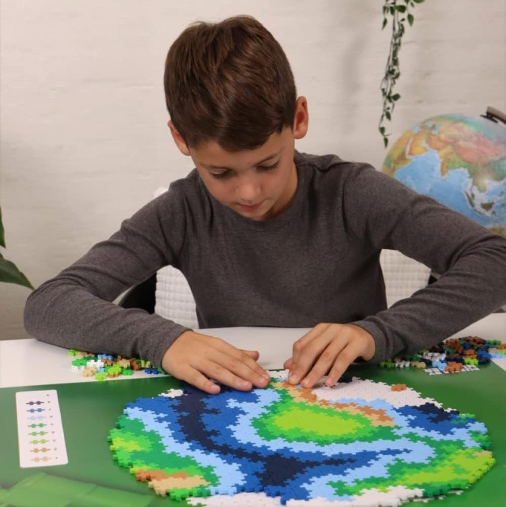 PLUSZ PLUSZ Earth Block Puzzle 800 db Globe, Erde