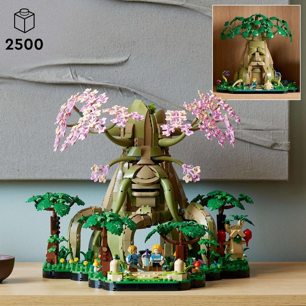 LEGO The Legend of Zelda Deku Tree 2-Az 1-ben - gyűjthető darab Zelda hercegnővel és 3 Link minifigurával - építőkészlet felnőtteknek és ajándékötlet videojáték-rajongóknak - 77092 Építőkészlet Besuche den LEGO-Store