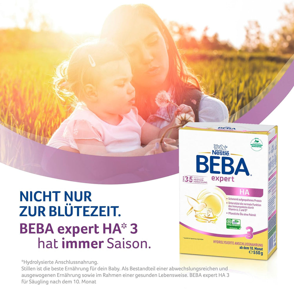 BEBA expert HA 3 hidrolizált folytatásos formula, 10 hónapos kortól, 1 csomag (1 x 550 g)