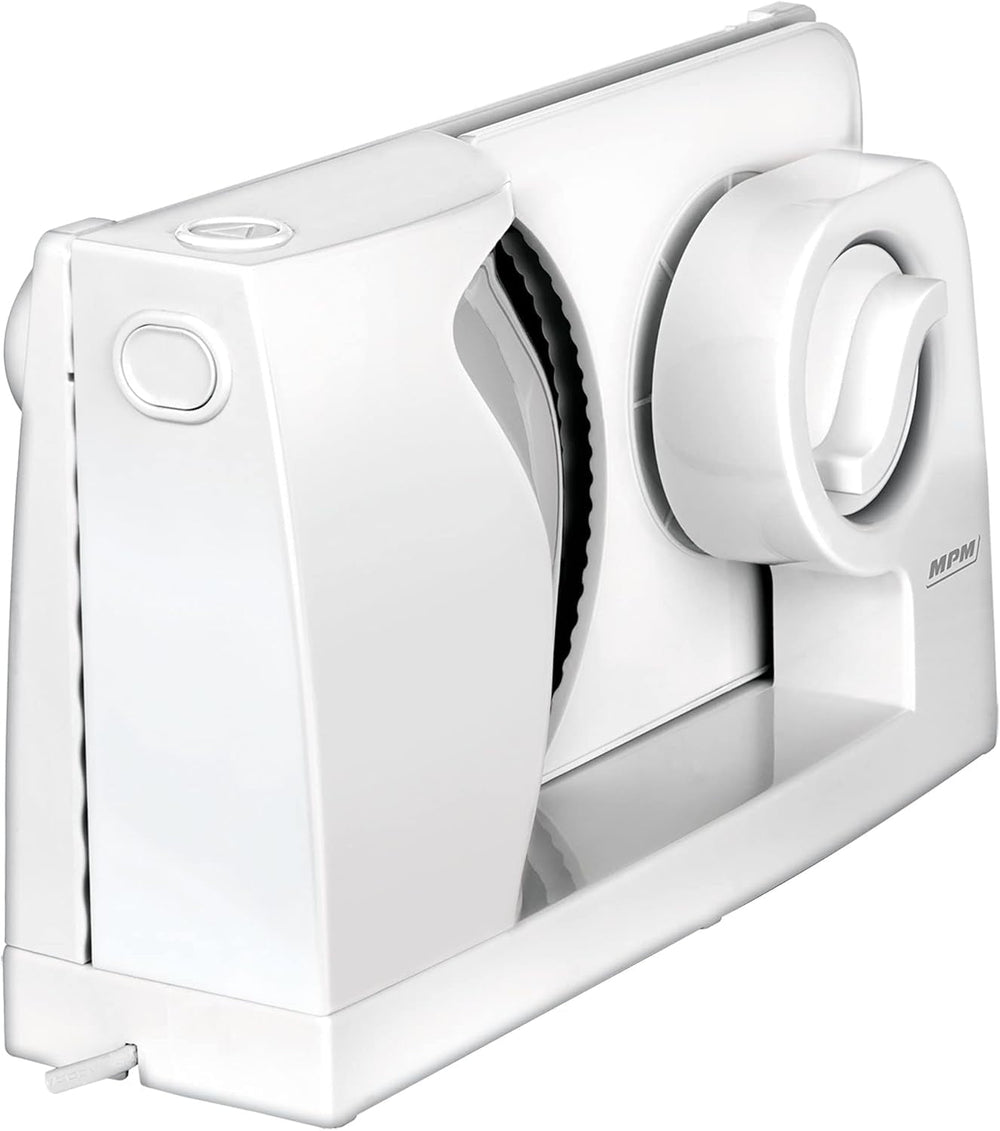 MPM MKR-05 Univerzális elektromos szeletelő, állítható vágási vastagság 15 mm-ig, 150 W aprítók és szeletelők Naty Shop