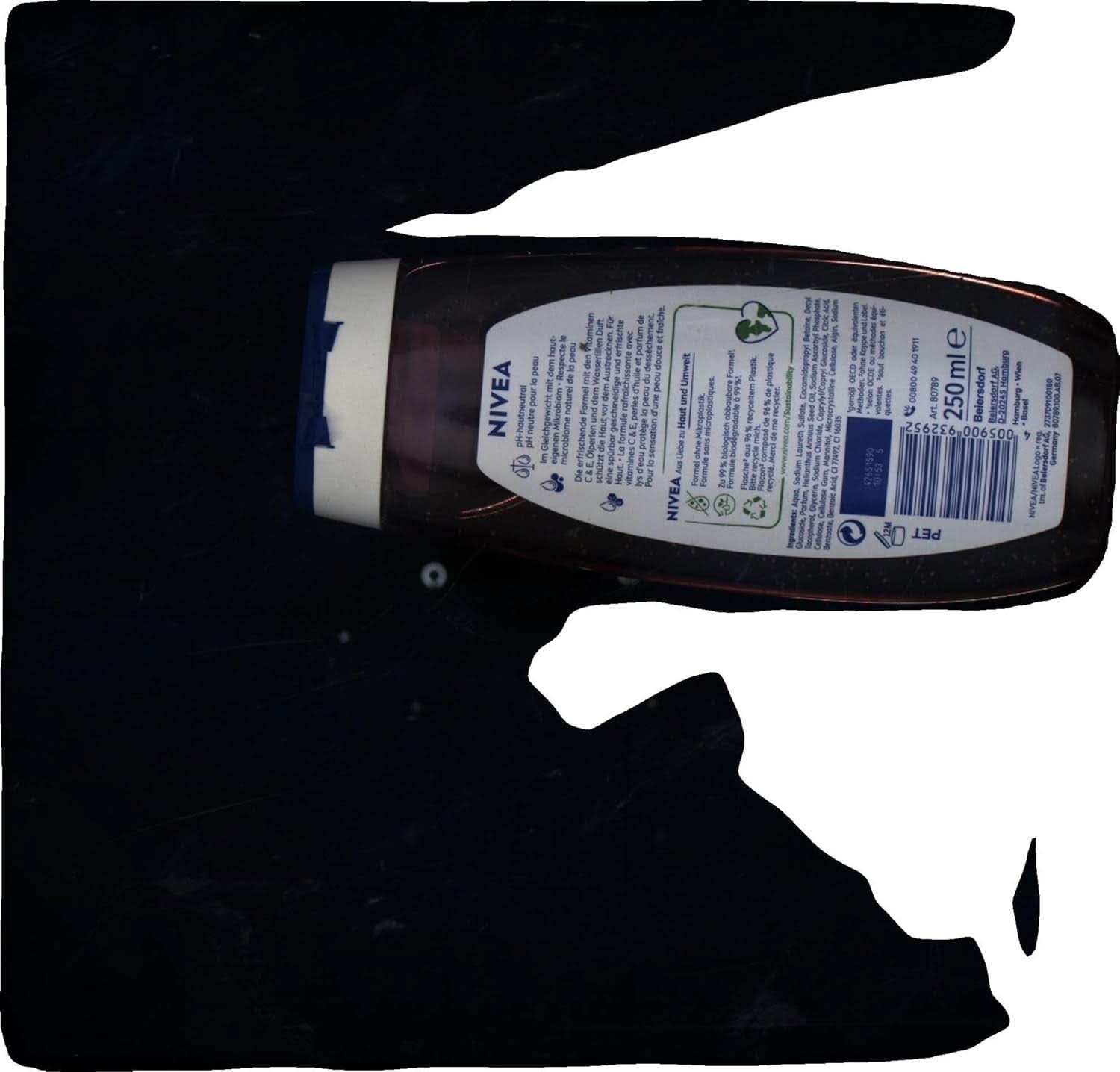 NIVEA Waterlily & Oil, Gel de duș cu parfum proaspăt de nufăr, pH neutru, 250 ml Duș și baie Naty Shop